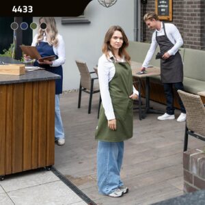 Bewust-eco Halterschort met zak 80 x 70 cm